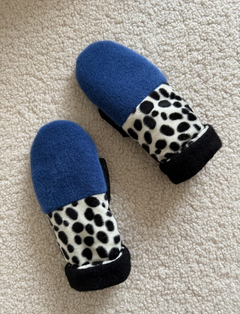 "Mėlyna panda" pirštinės