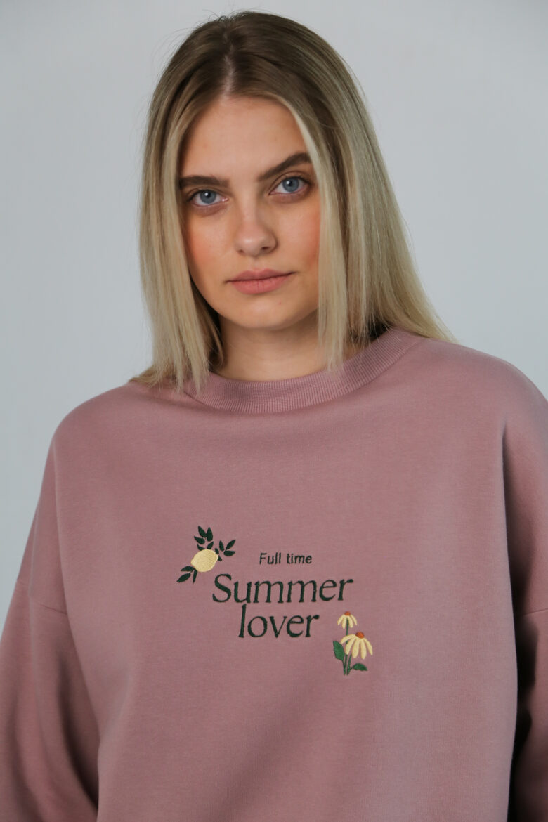 "Summer lover" rožinis džemperis