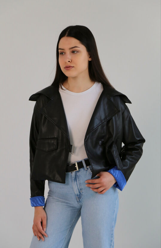 Dirbtinės odos švarkelis